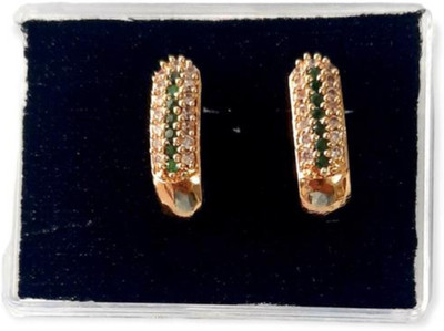 SSFJ Impon traditional 1grm gold AD Stone d jimikki earring new design fot women's Copper, Brass, Alloy, Zinc, Bronze Stud Earring