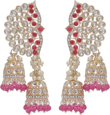 jiyanshi fashion Traditional Earrings for Women | Jhumki Earrings Pearl Alloy Jhumki Earring