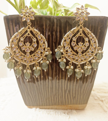 Moswa MOSWAFJ022 Alloy Chandbali Earring