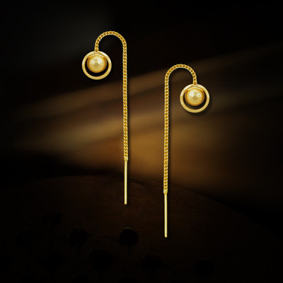 DRASHTI Workerwear Brass Stud Earring
