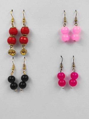 A2 Fashion Beaded Earrings Combo Beads Alloy Earring Set