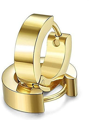 Heer Collection Gold Hoop Earings Stainless Steel Stud Earring, Clip-on Earring, Earring Set, Magnetic Earring