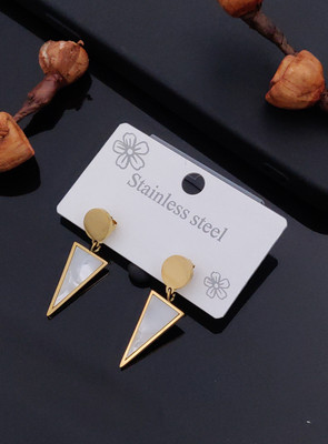 Shree Enterprise Tringular Shape Beautiful Plug Earring Alloy Plug Earring