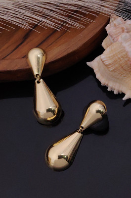 RARE1STUDIO Modern & Stylish Gold-Tone Earrings For Girl's & Women Wear at any Ocassion Alloy Drops & Danglers