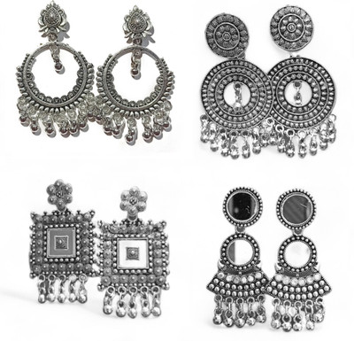 Jhumka Street Oxidized Jumki Alloy Jhumki Earring