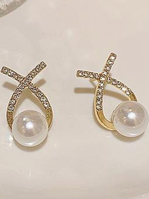 Dressberry Combo of 6 Pair Elegant Green Hoop Earrings For Women & Girls Cubic Zirconia Alloy Drops & Danglers