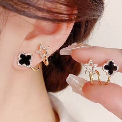 Dressberry Pretty Squre Stylish Earcuff Fashion Earrings Alloy Cuff Earring