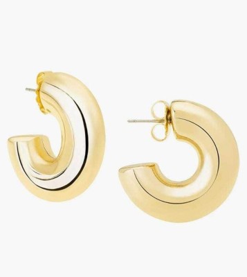 RITVIJAY ENTYERPRISES High Polished Small Hoop Earrings For Women & Girls. Alloy Hoop Earring