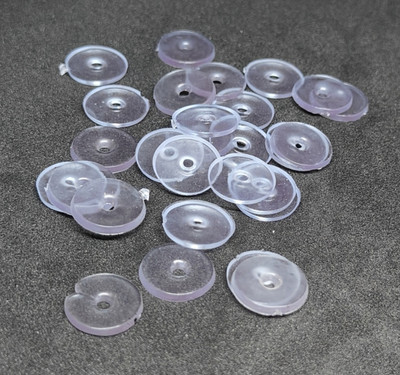 Mertia Jewels Extra Soft Rubber Earring Button/Earring back stopper/earring stopper 200Pcs Silicone Stud Earring