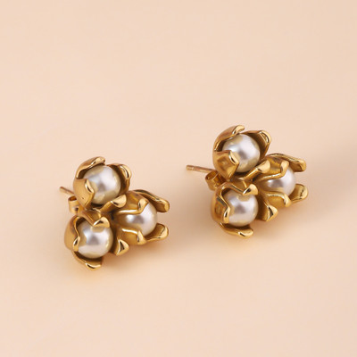 Dressberry Earrings for girls women korean stylish Studs golden ear rings Anti Tarnish Alloy, Metal, Stainless Steel Plug Earring, Stud Earring, Drops & Danglers, Hoop Earring, Earring Set