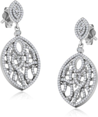 Iski Uski Store Tiri Drop Earring Zircon Sterling Silver Drops & Danglers