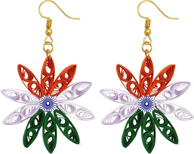 Designer's Collection Designers Collection Paper Quilling Earrings Paper Drops & Danglers