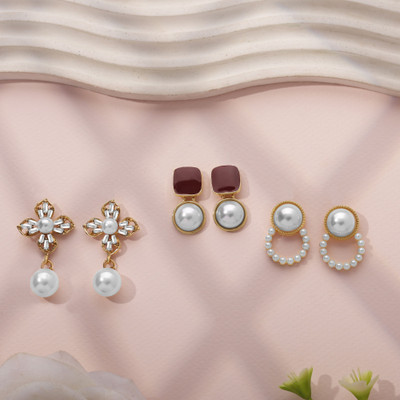 estailo fashion earring for girls Cubic Zirconia Alloy Earring Set