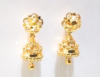 SSFJ One Gram Gold jimikki Earrings Copper Jhumki Earring