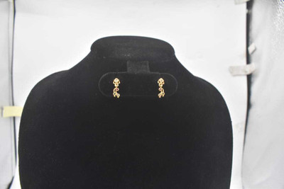 gvg small jhummakas Cubic Zirconia Alloy Jhumki Earring