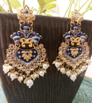 Moswa MOSWAFJ033 Alloy Jhumki Earring, Chandbali Earring