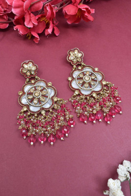 Meira Jewellery Traditional Heavy Earrings for Wedding & Festivals-09 Alloy Drops & Danglers