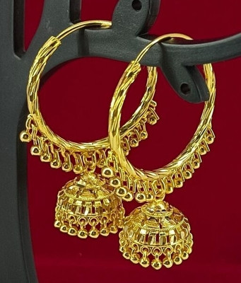 MEHAK CREATION 1 gram gold bali with Copper Jhumki Earring
