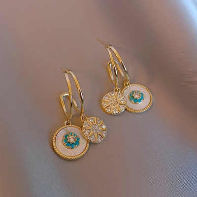 MAHADEV CREATION Imported Korean Earrings Crystal Alloy Stud Earring