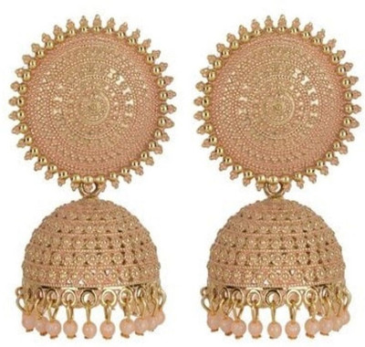 JMBW INTERNATIONAL earrings fancy big for wedding Traditional Jhumka Beads Alloy Jhumki Earring