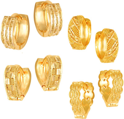 VIGHNAHARTA Goldens Combo Set(Sales Package-4 Pair Earrings ) Alloy Clip-on Earring