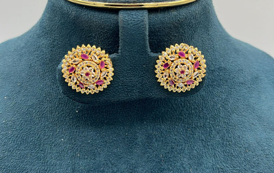 gvg 942 -3B Alexandrite Alloy Stud Earring