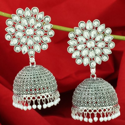 Bhagya Lakshmi Traditional Alloy Jhumki Earring