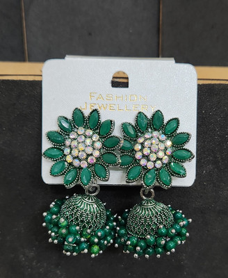 TANLOOMS Elegant Design Party Wear Jhumki Earrings For Girls & Women Alloy Jhumki Earring
