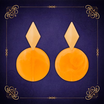 LUV FASHION Premium Colour Full Western Look Styliesh Collection For Girls Brass Stud Earring