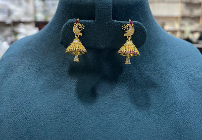 gvg Earrings Alexandrite Alloy Jhumki Earring
