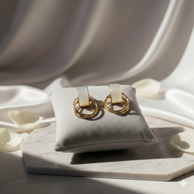 Elixi Multi Ring Danglers Stainless Steel Drops & Danglers