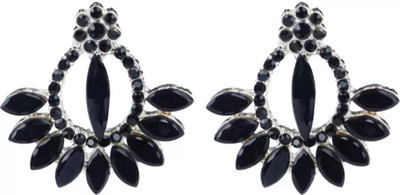 DEGHLAM Eid-Special,Ramadan Special Alloy Black Earrings stone Alloy Drops & Danglers