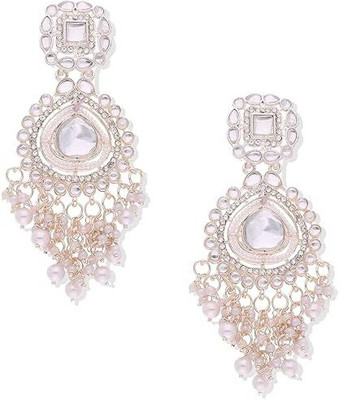 healthnode Stylish Designer Kunad Earrings For Women and girls Alloy Earring Set