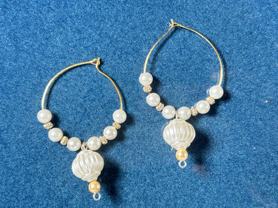 NaipunyaCraft NP_Loop_15 Plastic Hoop Earring