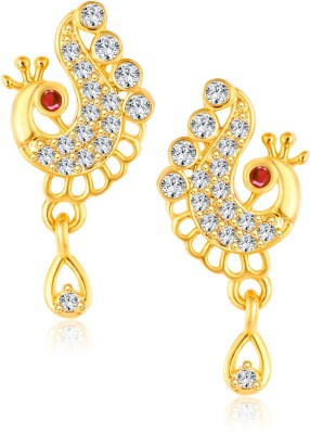 VIVASTRI Vivastri Beautiful & Elegant Stud Earrings For Women & Girls Cubic Zirconia Alloy Stud Earring