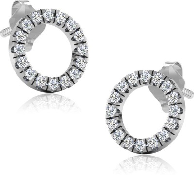 Iski Uski Store Divisha Style Collection Silver Earring Zircon Sterling Silver Stud Earring