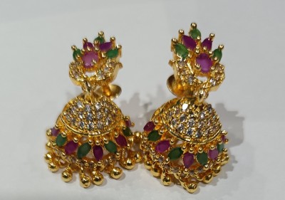 Sree Ganesh Jhumki Copper, Alloy Jhumki Earring