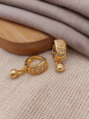 GA JEWELLERY Earring stud: Beautiful earring stud in 1Gram gold plating Cubic Zirconia Alloy Stud Earring