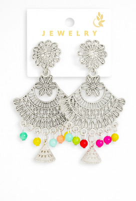 M.R Enterprises BEUTIFULL JHUMKI EARINGS FOR GIRS AND WOMENS,NEW TRENDING ARRTICLE Beads Alloy Jhumki Earring