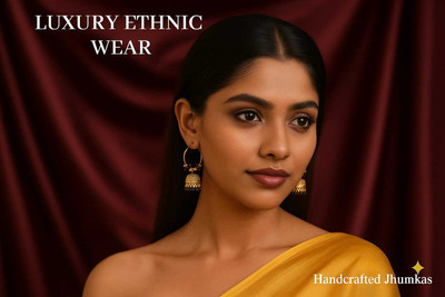 KRIDHA CREATION JUMKI EARRING Zircon, Pearl Alloy Jhumki Earring