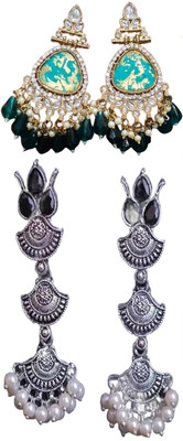 SKG Fashions Simple Elegant Versatile Earring Set for Women Alloy Earring Set