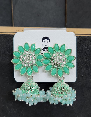TANLOOMS Elegant Design Party Wear Jhumki Earrings For Girls & Women Alloy Jhumki Earring