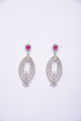 Namokriti ER-0091 Cubic Zirconia Alloy Drops & Danglers