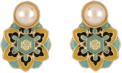 Opanzo Jewels Stylish Fancy Party Wear Designer Earrings For Girls & Women Alloy Plug Earring