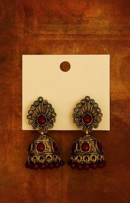 Dkshafashion JMK.000008 Alloy Jhumki Earring