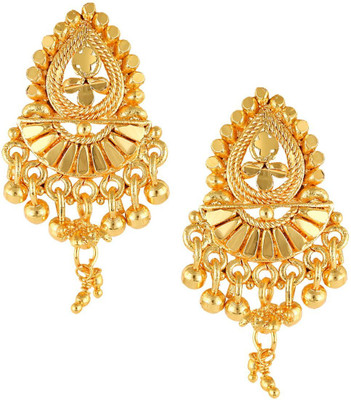 VIGHNAHARTA VFJ2146ERG_10 Cubic Zirconia Alloy Drops & Danglers