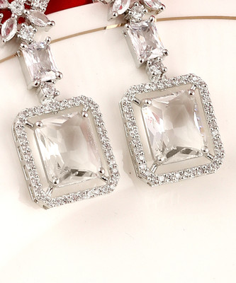Bhagya Lakshmi Exquisite AD Stone Alloy Earring Set