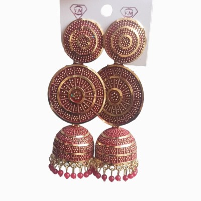 ruwaza art creations Ruwaza Earrings/Jhumki Brass Jhumki Earring