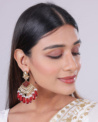 SATRANGI JEWEL SATRANGI JEWEL CHARMING CHANDELIER EARRINGS Crystal Alloy Drops & Danglers