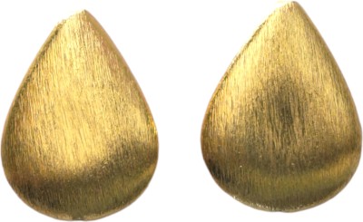 JHUMKARANI 18k Gold Plated Triangle Pure Brass Stud Earring